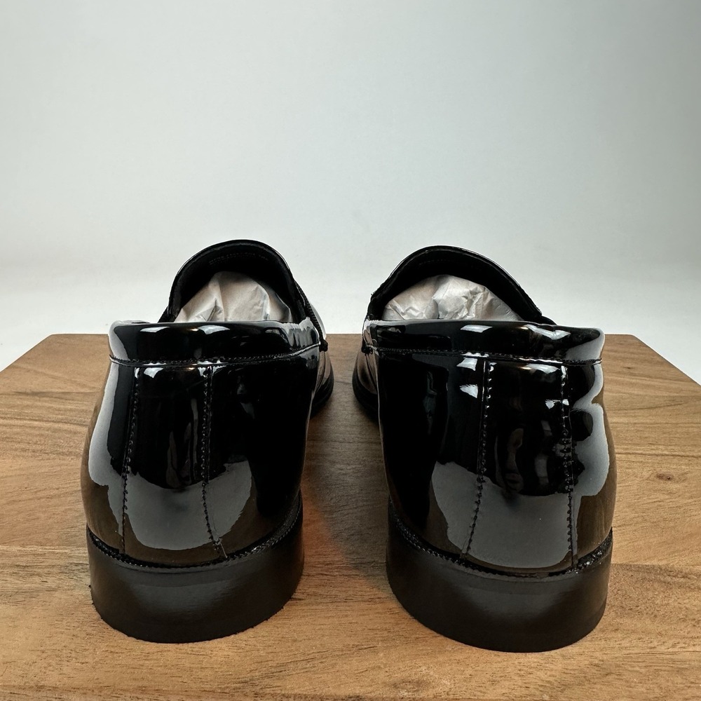 New Mens Joseph Abboud‎ Soiree Formal Slip On Black Shoes Dress Shoes Size 10 D - Picture 6 of 8